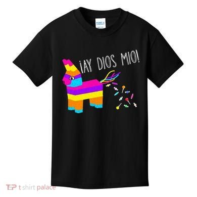 ¡Ay Dios Mio! Piñata Problems Worried Burro Pinata has Candy Accident Classic Kids T-Shirt