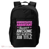 Administrative Assistant Awesome Job Title Backpack thumb 0