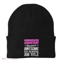 Administrative Assistant Awesome Job Title Beanie thumb 0