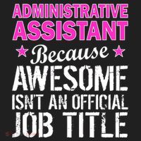 Administrative Assistant Awesome Job Title Tumbler thumb 3