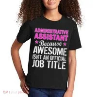 Administrative Assistant Awesome Job Title Kids T-Shirt thumb 2