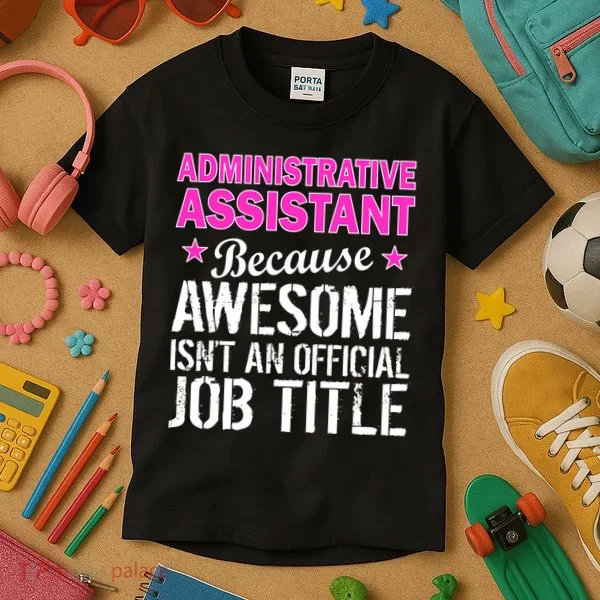 Administrative Assistant Awesome Job Title Kids T-Shirt