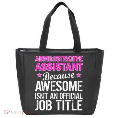 Administrative Assistant Awesome Job Title Tote Bag