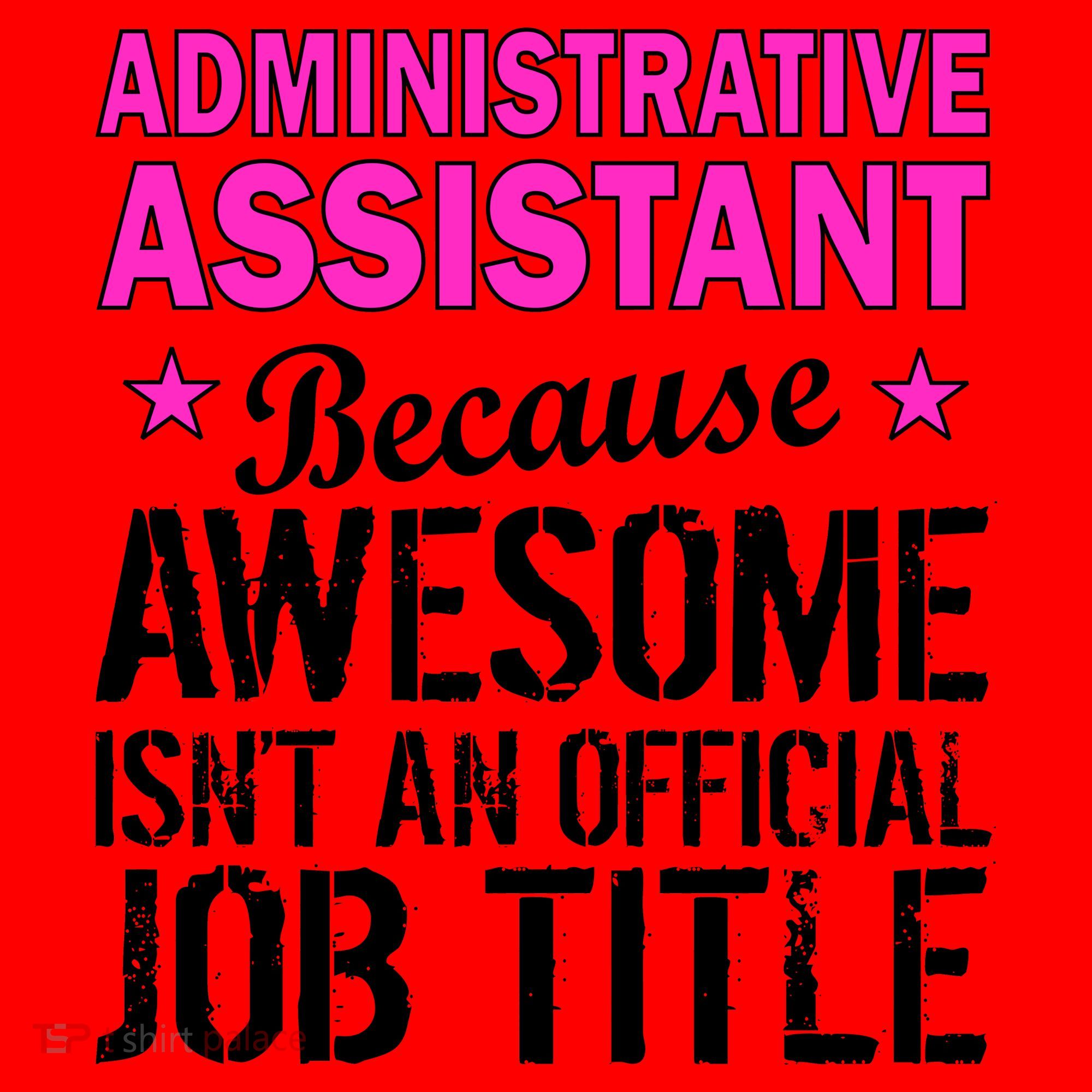 Administrative Assistant Awesome Job Title Santa Hat
