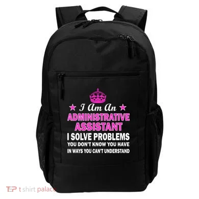 Administrative Assistant Solving Problems Backpack