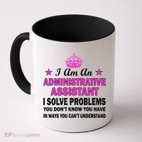 Administrative Assistant Solving Problems Coffee Mug thumb 0