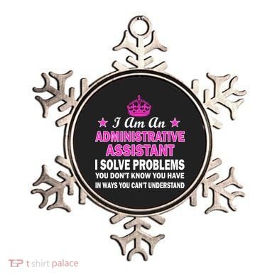Administrative Assistant Solving Problems Ornament