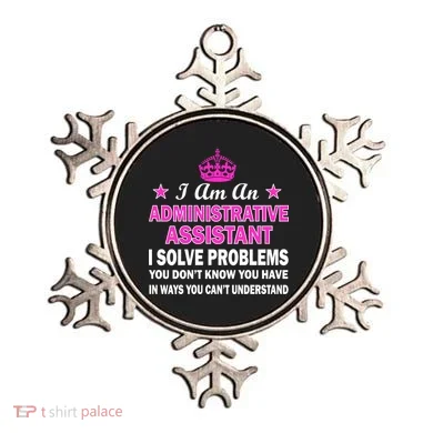 Administrative Assistant Solving Problems Ornament