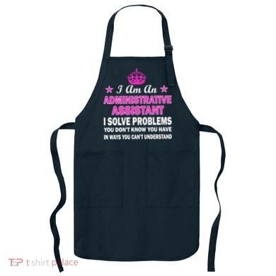 Administrative Assistant Solving Problems Apron