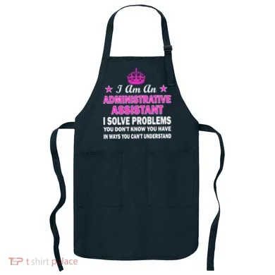 Administrative Assistant Solving Problems Apron