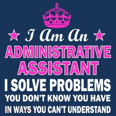 Administrative Assistant Solving Problems Sweatshirt Cinch Pack Bag