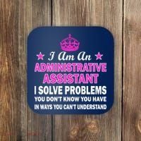 Administrative Assistant Solving Problems Coaster thumb 0