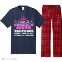 Administrative Assistant Solving Problems Pajama Set thumb 0