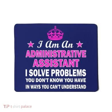 Administrative Assistant Solving Problems Mousepad