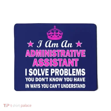 Administrative Assistant Solving Problems Mousepad
