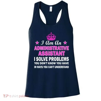 Administrative Assistant Solving Problems Women's Tank Top