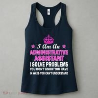Administrative Assistant Solving Problems Women's Tank Top thumb 3