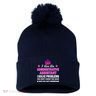 Administrative Assistant Solving Problems Pom Pom 12in Knit Beanie