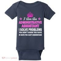 Administrative Assistant Solving Problems Baby Bodysuit thumb 0