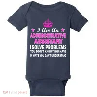 Administrative Assistant Solving Problems Baby Bodysuit thumb 0