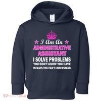 Administrative Assistant Solving Problems Toddler Hoodie thumb 0