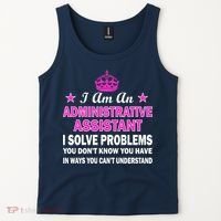 Administrative Assistant Solving Problems Tank Top thumb 2