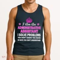 Administrative Assistant Solving Problems Tank Top thumb 3