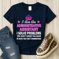 Administrative Assistant Solving Problems Women's T-Shirt thumb 3