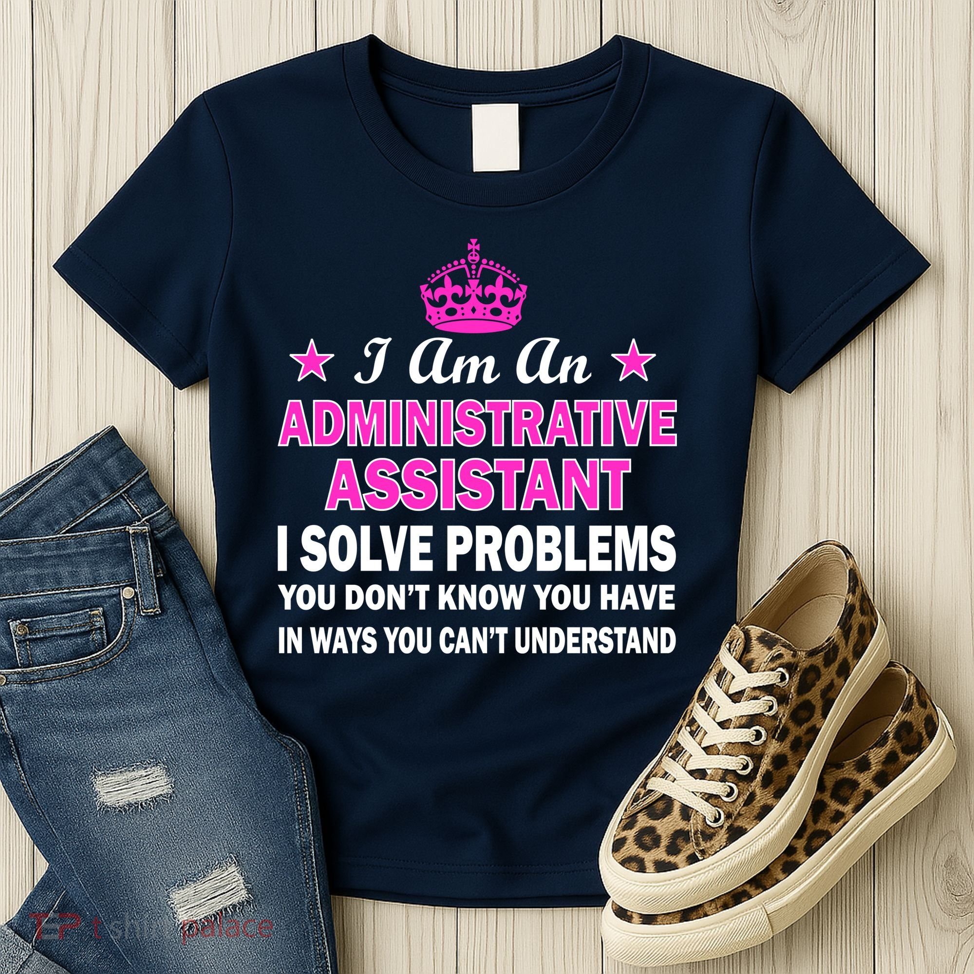 Administrative Assistant Solving Problems Women's T-Shirt