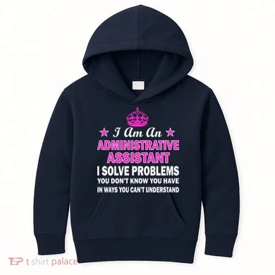Administrative Assistant Solving Problems Kids Hoodie
