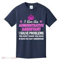 Administrative Assistant Solving Problems Kids T-Shirt thumb 0