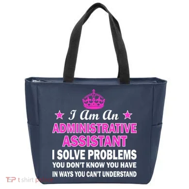 Administrative Assistant Solving Problems Tote Bag