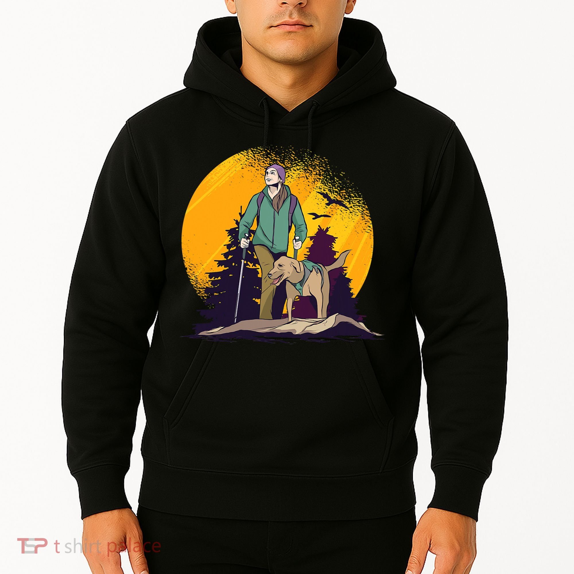 Adventure Dog Nature Adventure Camping Gear Present Hoodie