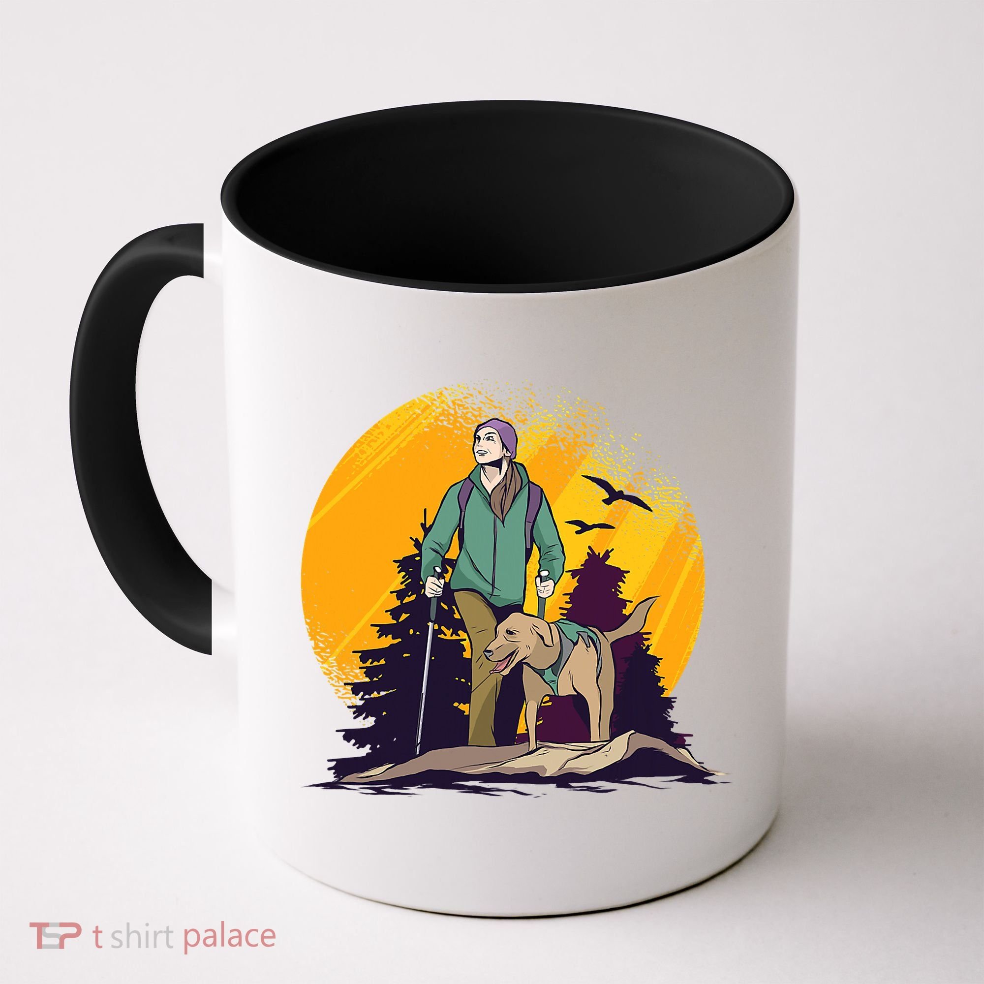 Adventure Dog Nature Adventure Camping Gear Present Coffee Mug