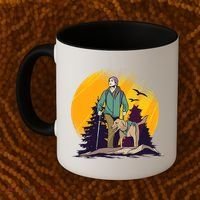 Adventure Dog Nature Adventure Camping Gear Present Coffee Mug thumb 2