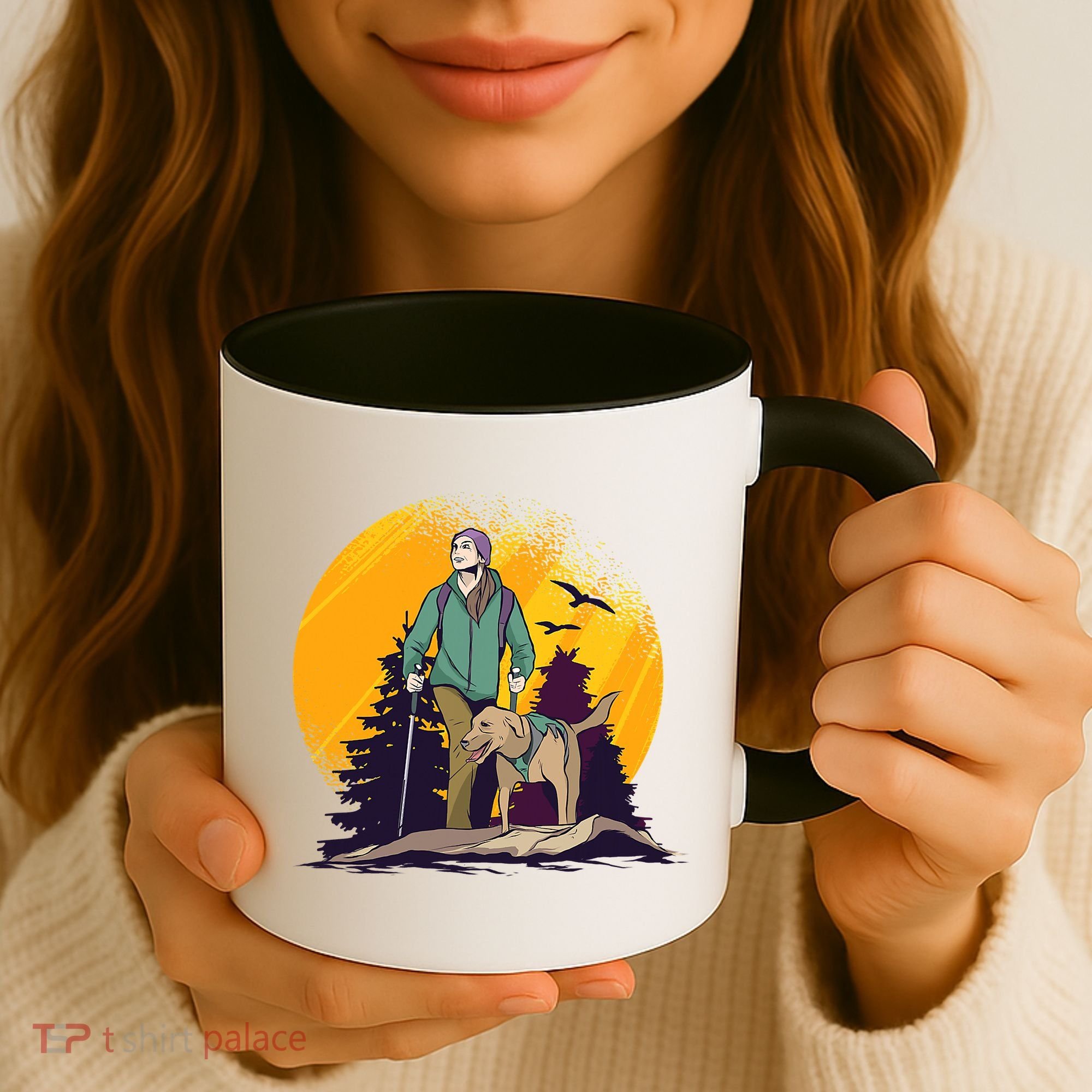 Adventure Dog Nature Adventure Camping Gear Present Coffee Mug