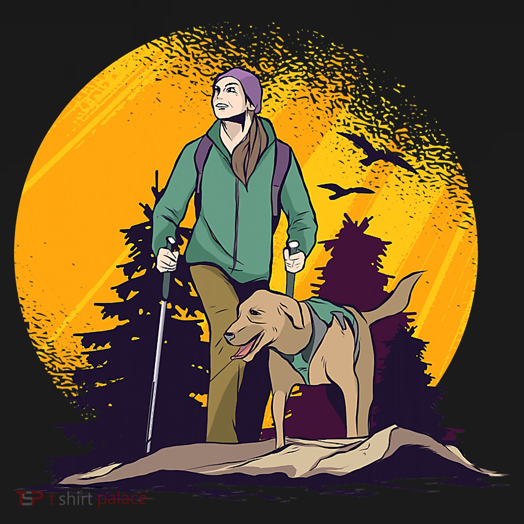 Adventure Dog Nature Adventure Camping Gear Present Polo