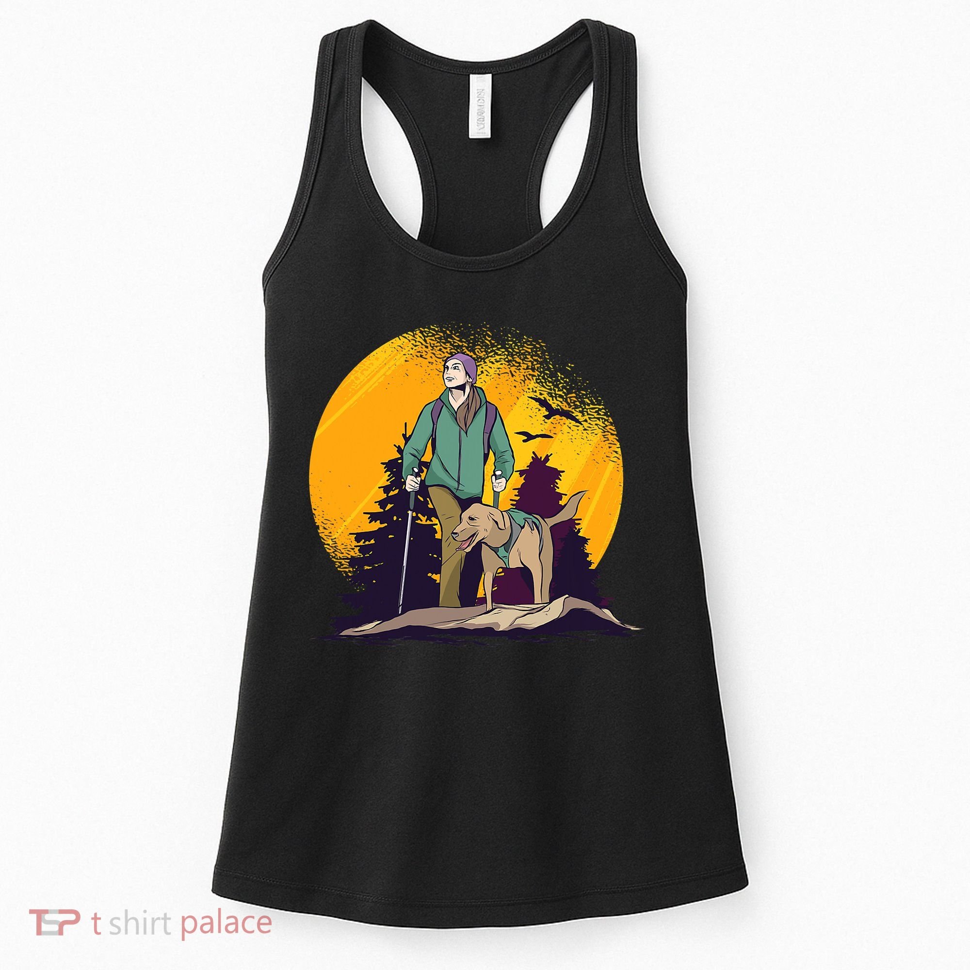 Adventure Dog Nature Adventure Camping Gear Present Women's Tank Top