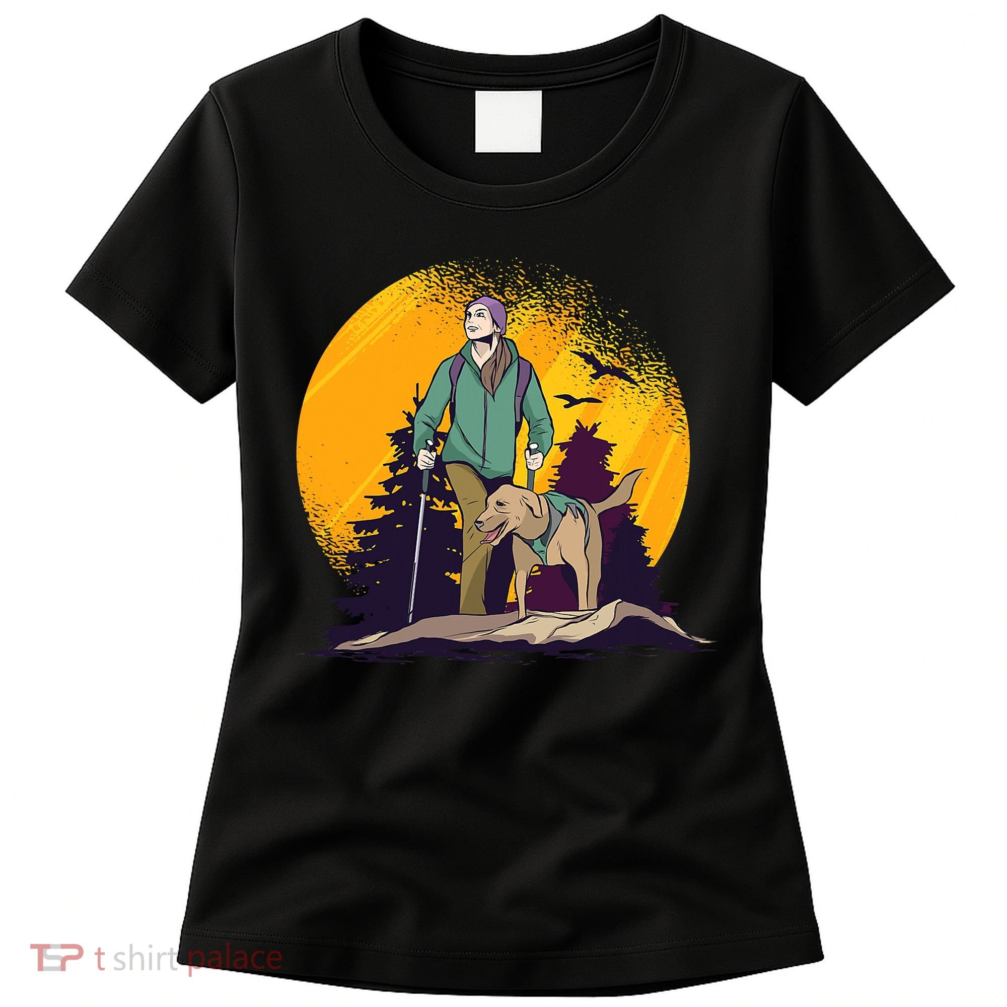 Adventure Dog Nature Adventure Camping Gear Present Women's T-Shirt