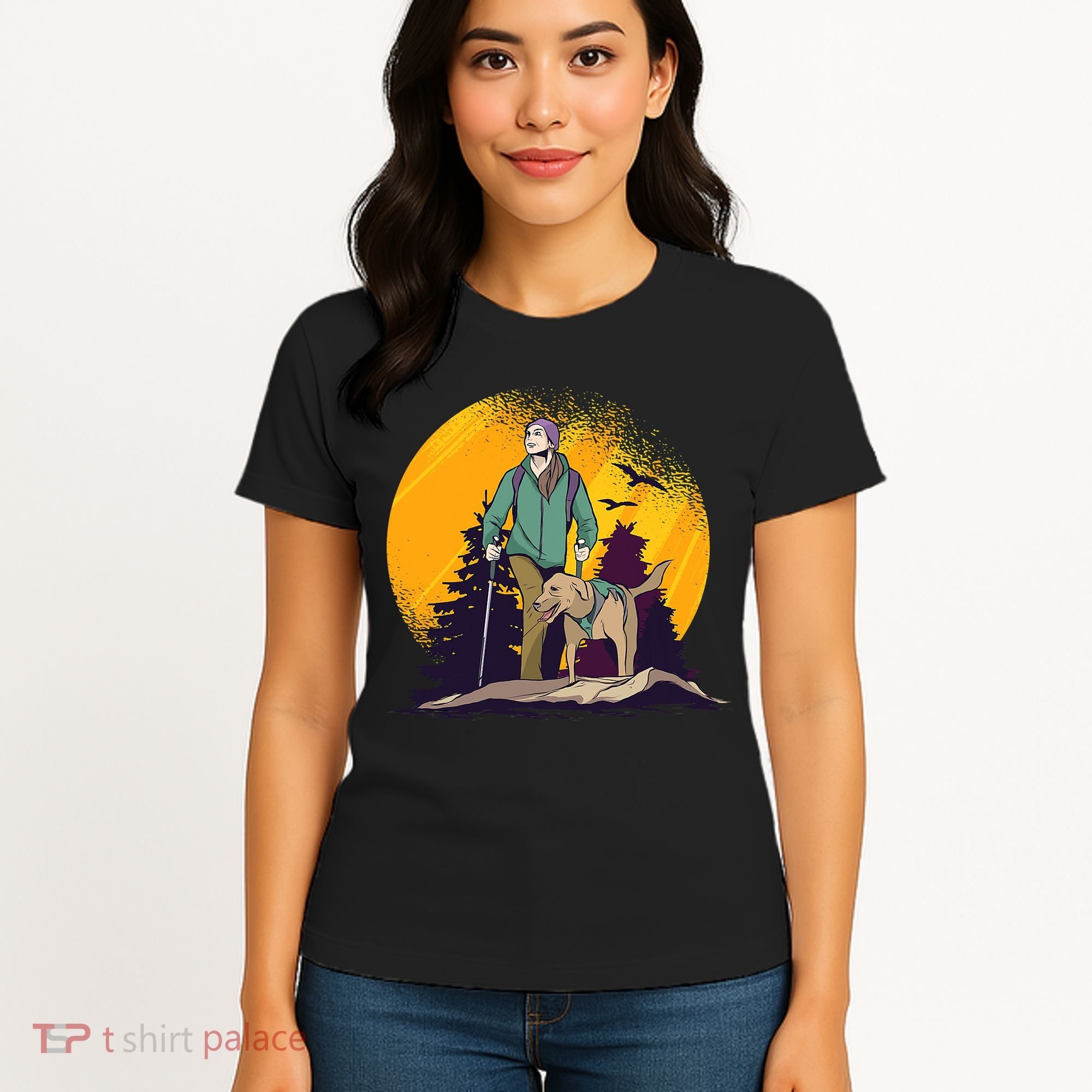 Adventure Dog Nature Adventure Camping Gear Present Women's T-Shirt