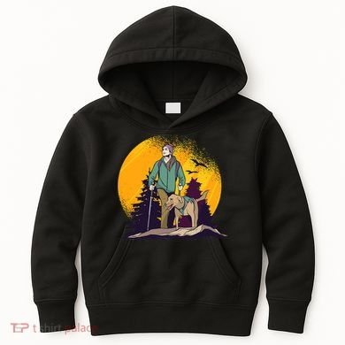 Adventure Dog Nature Adventure Camping Gear Present Kids Hoodie