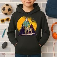 Adventure Dog Nature Adventure Camping Gear Present Kids Hoodie thumb 2