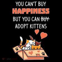 Adopt Kittens Buy Happiness Doggie Tank thumb 4
