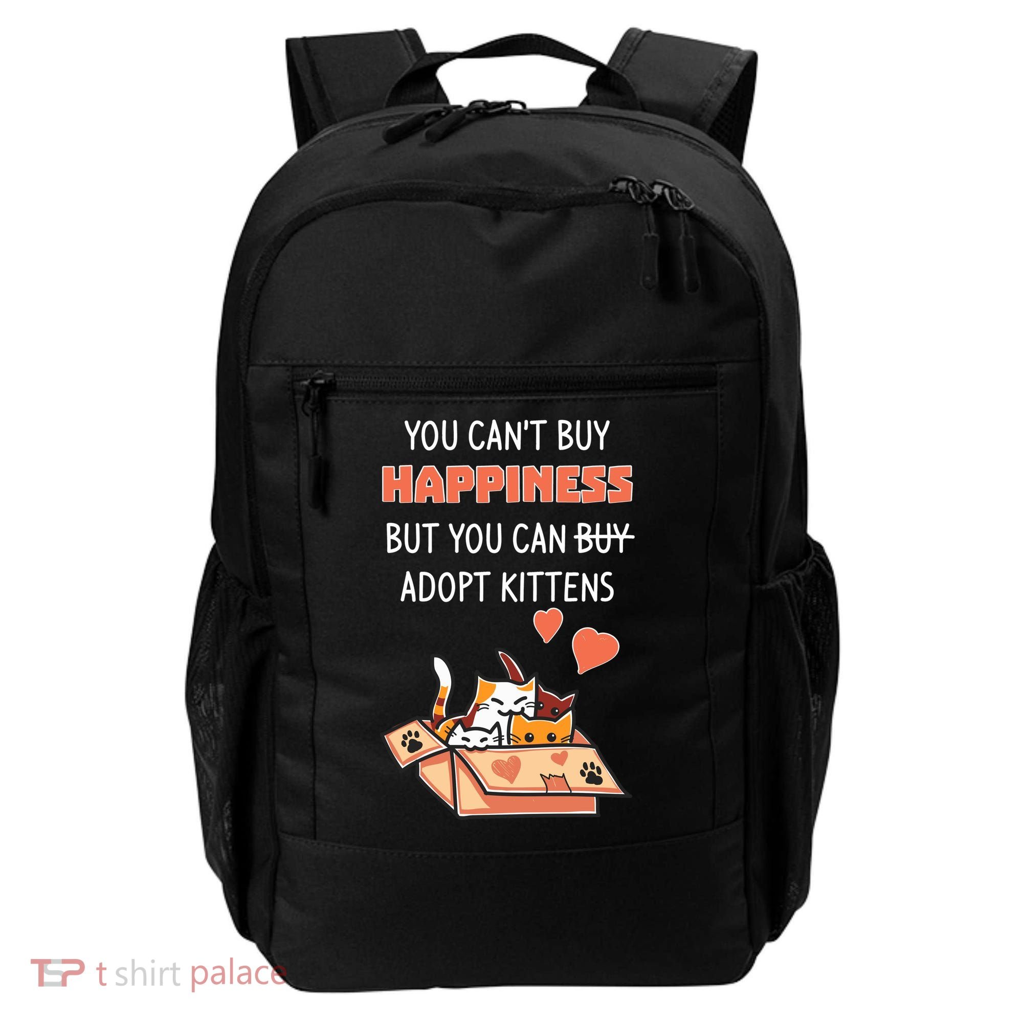 Adopt Kittens Buy Happiness Backpack