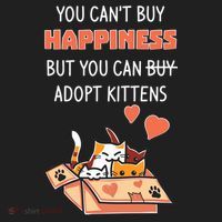 Adopt Kittens Buy Happiness Beanie thumb 2