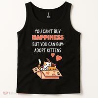 Adopt Kittens Buy Happiness Tank Top thumb 2