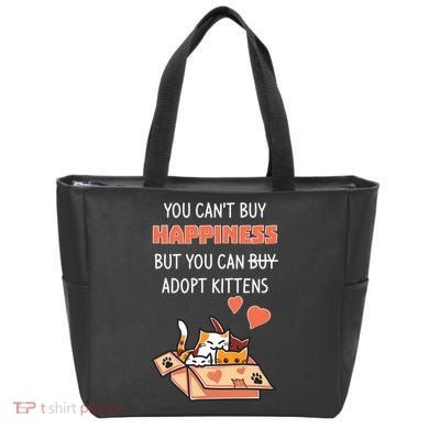 Adopt Kittens Buy Happiness Tote Bag