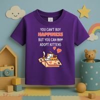 Adopt Kittens Buy Happiness Toddler T-Shirt thumb 3
