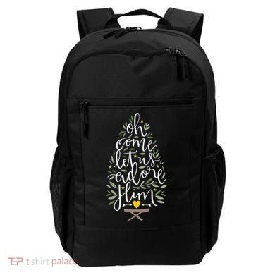 Adore Him Baby Jesus Christmas Backpack