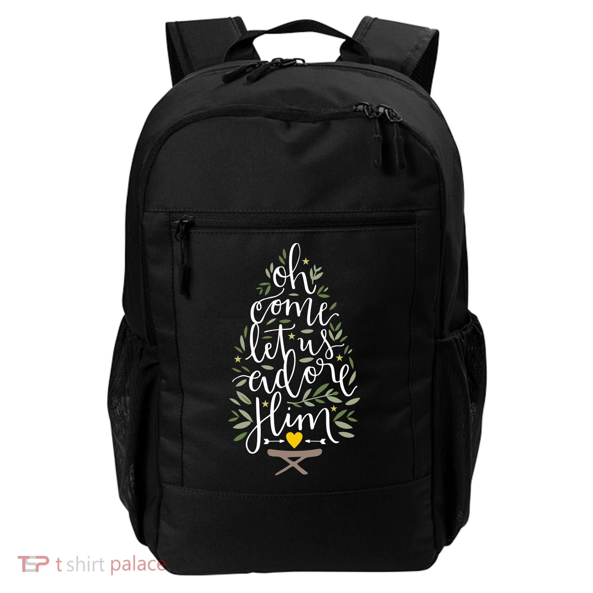 Adore Him Baby Jesus Christmas Backpack